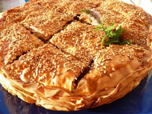 Zucchini Pie of Chania &ndash; Kolokithoboureko Chaniotico. Photo by awalde