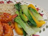 Baby Bok Choy With Yellow Bell Peppers