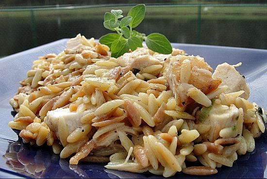 Lemony Chicken and Scallion Orzo, Risotto-Style. Photo by diner524