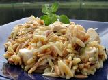 Lemony Chicken and Scallion Orzo, Risotto-Style