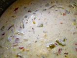 Chicken Corn Chowder With Green Chilis and Bacon