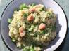 Quinoa With Peas and Sausage. Recipe by IngridH