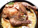 Chicken With 40 Cloves of Garlic and Creamy Thyme Sauce