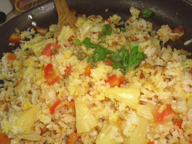 Fried Pineapple Rice(Vegan). Photo by Karen Elizabeth