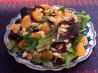 Satsuma Oranges, Dried Cranberries & Blue Cheese Salad. Recipe by gailanng