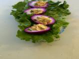 Southern-Style Beet Pickled Deviled Eggs
