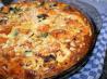 Feta, Sweet Potato and Spinach Crustless Quiche (Gluten-Free). Recipe by **Jubes**