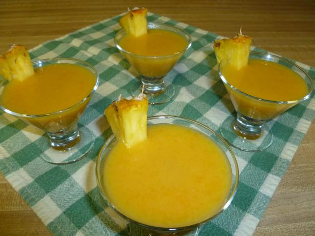 Easy Thai Mango Pudding. Photo by Ambervim