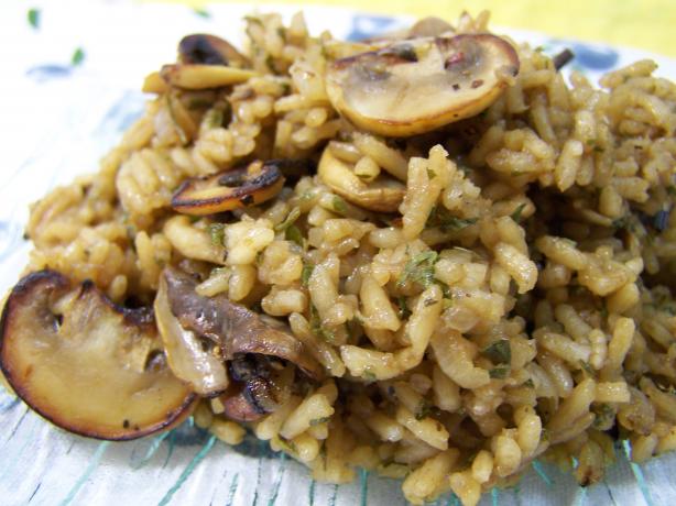 Mushroom Rice With Onion & Shallots. Photo by Diana #2
