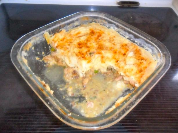 Creamy Corn Smoked Fish Pie. Photo by hard62