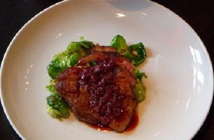 Seared Duck With Pinot Noir/Pomegrante Reduction. Photo by Jackie_Food&Wine