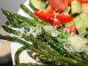 Asparagus With Garlic Butter and Parmesan Cheese