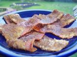 Spiced and Candied Vegetarian Bacon