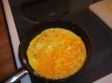 Easy Cheesy Herb Omlette. Photo by Leahferne