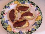 Viva Madrid Poached Pear and Blue Cheese Toasts