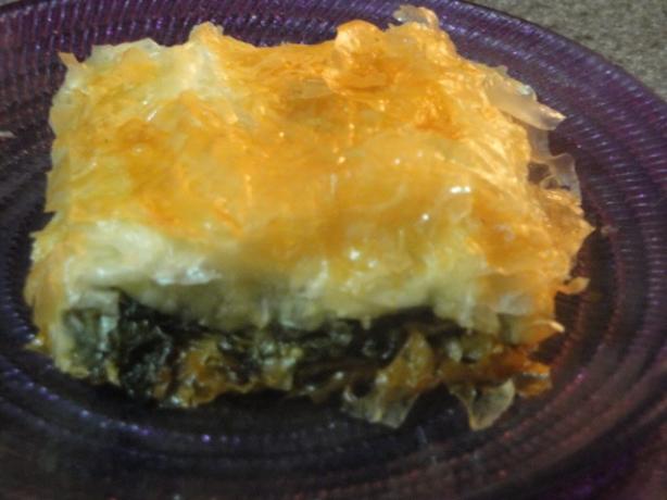 Spanakopita (Greek Spinach and Feta Pie). Photo by Muffin Goddess