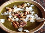 Curried Red Lentil, Chickpea and Kale Soup