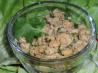 Minced Garlic Chicken Served in Lettuce Leaves