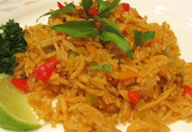 Yellow Rice - Arroz Amarillo Con Achiote. Photo by Rita~