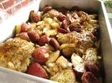 Spanish Chicken With Chorizo and Potatoes