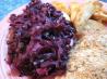 Red Cabbage Salad With Apples, Raisins & Honey Dressing. Recipe by Nancy's Pantry
