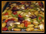 Caponata-Delicious Roasted Vegetables. Photo by Nadia Melkowits