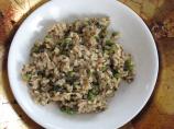 Wild Mushroom Risotto With Peas (Shrimp Too!)
