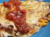 Canadian Bacon and Potato Omelet. Recipe by GrammaMikki