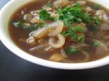 Rich Two Onion and Garlic Soup