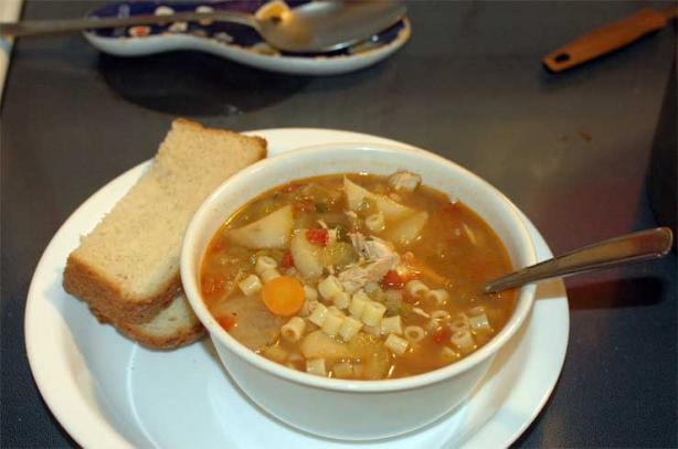 Carrabba's Spicy Sicillian Chicken Soup. Photo by Johncn