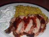Cherry Glazed, Bacon Wrapped, Pork Tenderloin
