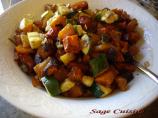 Roasted Butternut Squash and Carrots.. Photo by Sage