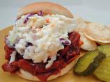 Pittsburgh Style Ham BBQ Sandwiches