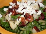 Spinach Pear Salad W/Bacon and Honey Dijon Dressing. Photo by ~Nimz~