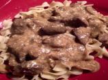 Greeny's Crock Pot Beef Stroganoff. Photo by Greeny4444