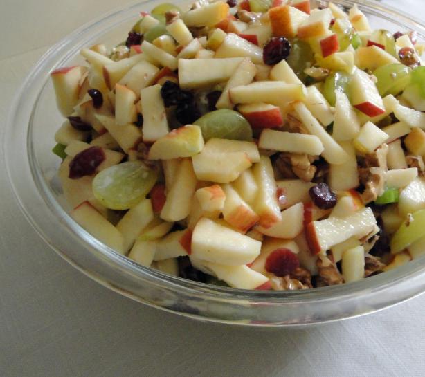 Cranberry Waldorf Salad. Photo by Debbwl
