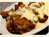 Pumpkin Bread Pudding with Cinnamon Sauce. Photo by Sackville