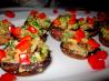 Broccoli Stuffed Baby Portabella Mushrooms