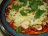 Indian-Style Shrimp Pizza With Mozzarella