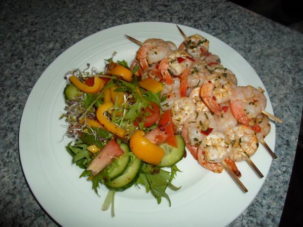 Kaylenes Prawn Skewers. Photo by Kiwi Kathy