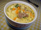 Cheesy Sausage & Potato Soup