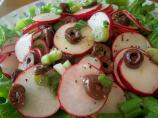 Radish-Olive Salad With Mustard Vinaigrette