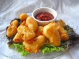 Seafood/Crab Sticks With Chilli Sauce. Photo by Annacia
