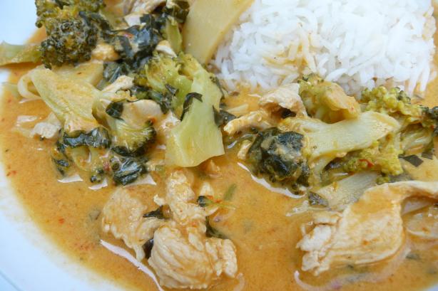 Chicken and Broccoli Thai Curry. Photo by Tea Jenny