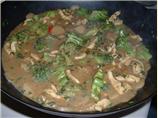 Chicken and Broccoli Thai Curry. Photo by Miraklegirl