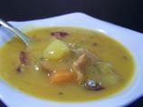 Non-Dairy, Creamy Vegetable Soup With Bacon. Photo by Diana #2
