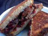 Grilled Steak Sandwich With Poblano Cranberry Chutney