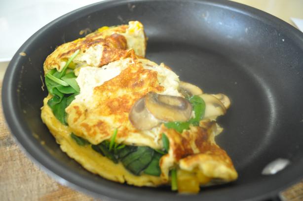 German Spinach Omelet. Photo by I'mPat