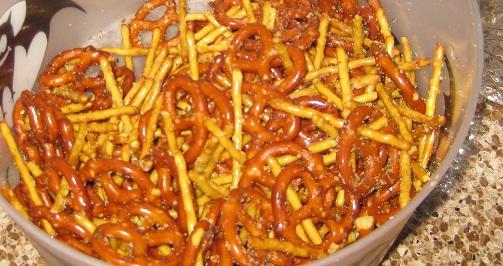 Sharon's Bar Pretzels. Photo by Hill Family