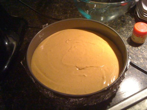 Pumpkin Cheesecake (Including Water Bath Instructions). Photo by HeathersArk